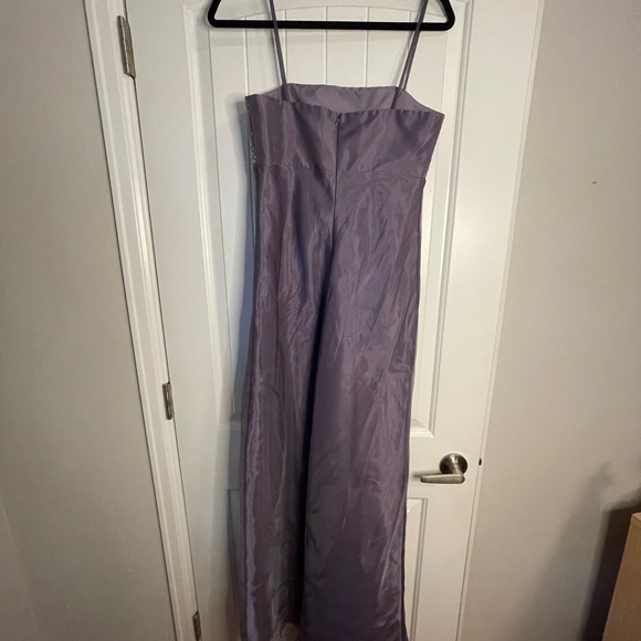 Michelangelo party dress, purple color with details in front, size 6 - Picture 2 of 3
